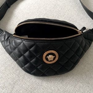 Versace quilted belt bag
